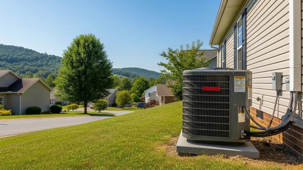 Residential HVAC unit in Kingsport, TN, highlighting the importance of home comfort